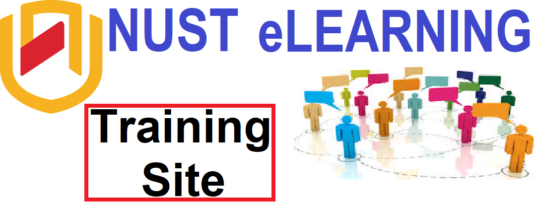 E-learning (MyNUST) Training Site